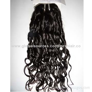 14-inch Italian wave, Human Remy Hair Weaving